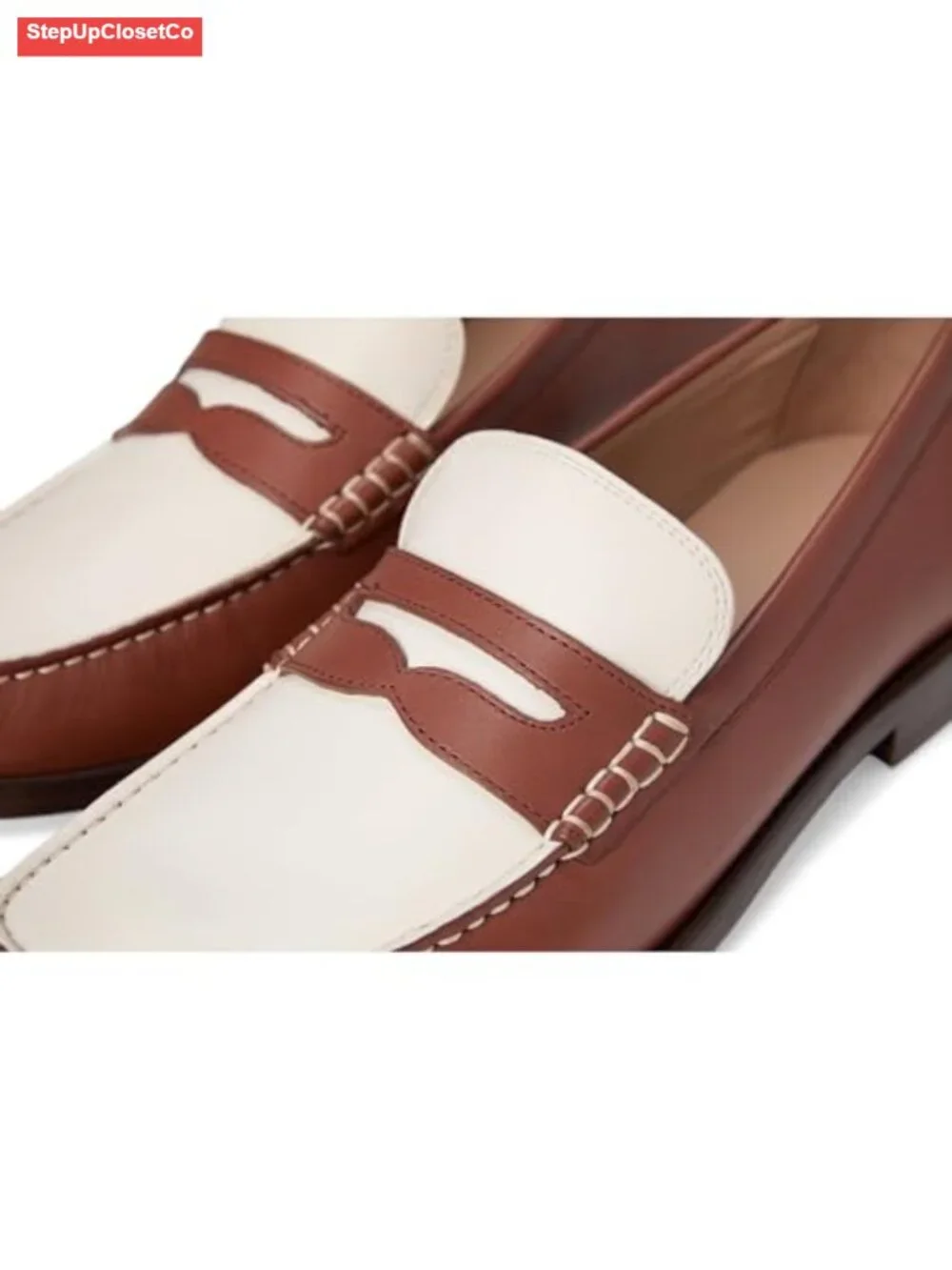 Cole Haan Lana Lux Remastered Women's Flexible Square Toe Loafer Keeper Detail